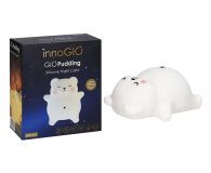 InnoGIO Silikonowa lampka nocna PUDDING - 1537883 - zdjęcie 2